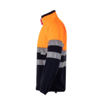 Casaco de trabalho, polar, de poliéster 280 g/m2 Velilla cor cor-de-laranja terceira vista