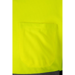Polo de trabalho bicolor extragrande, manga comprida 160 g/m2 Velilla cor amarelo sétima vista