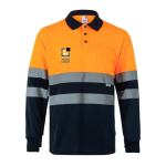 Polo de trabalho, manga comprida de alta visibilidade 160 g/m2 Velilla vista principal