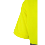 Polo de trabalho extragrande de manga curta 160 g/m2 Velilla cor amarelo sexta vista