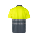 Polo de trabalho extragrande de manga curta 160 g/m2 Velilla cor amarelo