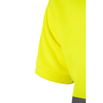 Polo de trabalho extra grande de alta visibilidade 160 g/m2 Velilla. cor amarelo sexta vista