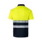 Polo de trabalho extra grande de alta visibilidade 160 g/m2 Velilla. cor amarelo