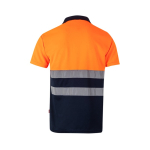 Polo de trabalho extra grande de alta visibilidade 160 g/m2 Velilla. cor cor-de-laranja
