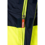 Casaco de trabalho grande de poliéster 180 g/m2 Velilla cor amarelo quinta vista