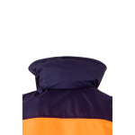 Casaco de trabalho grande de poliéster 180 g/m2 Velilla cor cor-de-laranja nona vista
