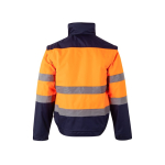 Casaco de trabalho grande de poliéster 180 g/m2 Velilla cor cor-de-laranja