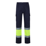Calças de trabalho extragrandes de alta visibilidade 210 g/m2 Velilla cor amarelo segunda vista