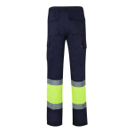 Calças de trabalho extragrandes de alta visibilidade 210 g/m2 Velilla cor amarelo