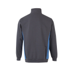 Camisola de trabalho de felpa, fecho de correr 260 g/m2 cor azul-claro