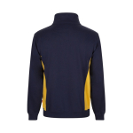 Camisola de trabalho de felpa de poliéster e algodão 260 g/m2 Velilla cor amarelo