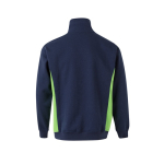 Camisola de trabalho de felpa de poliéster e algodão 260 g/m2 Velilla cor verde