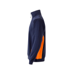 Camisola de trabalho de felpa de poliéster e algodão 260 g/m2 Velilla cor cor-de-laranja terceira vista