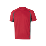 T-shirt técnica de trabalho em olho de pássaro 160 g/m2 Velilla cor vermelho segunda vista