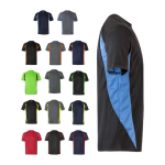T-shirt de trabalho bicolor, de poliéster 160 g/m2 Velilla varias cores