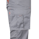 Calças de trabalho elásticas em tom bicolor 240 g/m2 Velilla cor cor-de-laranja quinta vista