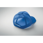 Boné de basebol de poliéster com reforço de espuma 150 g/m2 cor azul real