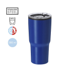 Copo de aço inoxidável de parede dupla e doseador 580 ml
