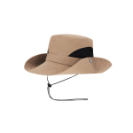 Chapéu de poliéster estilo safari com cordão de transporte ajustável terceira vista