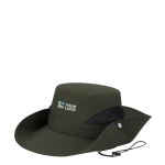 Chapéu de poliéster estilo safari com cordão de transporte ajustável vista principal