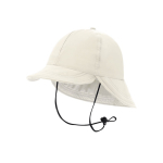 Chapéu à pescador com grande aba traseira para proteger do sol cor natural primeira vista
