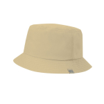 Clássico chapéu estilo bob de rPET com proteção solar FPU50+ cor natural primeira vista