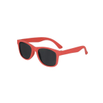 Óculos de sol para crianças de cana de trigo e lentes pretas cor vermelho primeira vista
