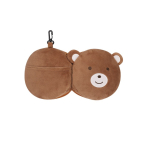 Kit apoio de cabeça/máscara de dormir para criança em estojo de urso quinta vista