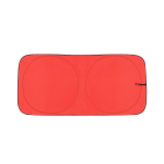 Para-sol grande de poliéster dobrável em várias cores 150 x 70 cm cor vermelho primeira vista