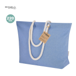 Saco de algodão reciclado e fole com asas algodão 220 g/m²