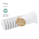 Toalha SEAQUAL de algodão e poliéster reciclado 300 g/m2 100 x 170 cm