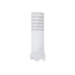 Toalha SEAQUAL de algodão e poliéster reciclado 300 g/m2 70 x 140 cm cor cinzento primeira vista