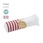 Toalha SEAQUAL de algodão e poliéster reciclado 300 g/m2 70 x 140 cm