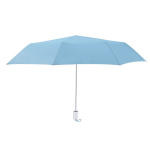 Guarda-chuva dobrável com proteção solar FPU50+ e bolsa a condizer Ø96 cor azul-claro primeira vista