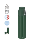 Termos com chávena de 120 ml de aço inoxidável reciclado 500 ml