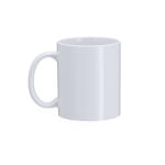 Caneca branca de cerâmica de qualidade AAA para sublimação 350 ml cor branco primeira vista