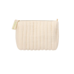 Nécessaire chique de algodão reciclado de cor creme de 120 g/m2 cor natural primeira vista
