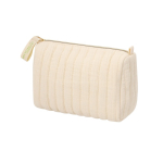 Nécessaire chique de algodão reciclado de cor creme de 120 g/m2 segunda vista