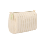 Nécessaire chique de algodão reciclado de cor creme de 120 g/m2 terceira vista