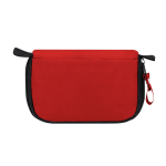 Kit de primeiros socorros, 20 acessórios em estojo com fecho de correr cor vermelho primeira vista