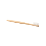 Escova de dentes de bambu e pasta dentífrica em caixa de cartão terceira vista