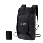 Mochila completamente dobrável de rPET em várias cores vista principal