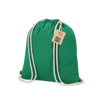 Mochila de cordão de algodão com certificação Fairtrade 140 g/m2 segunda vista
