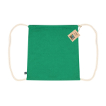 Mochila de cordão de algodão com certificação Fairtrade 140 g/m2 terceira vista