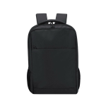 Mochila para portátil de PU com tira para trolley 15'' cor preto primeira vista