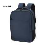 Mochila para portátil de PU com tira para trolley 15''