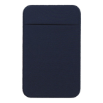 Porta-cartões adesivo para telemóvel, material elástico personalizável cor azul-marinho primeira vista