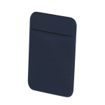 Porta-cartões adesivo para telemóvel, material elástico personalizável segunda vista
