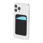Porta-cartões adesivo para telemóvel, material elástico personalizável oitava vista