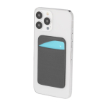 Porta-cartões adesivo para telemóvel, material elástico personalizável nona vista
